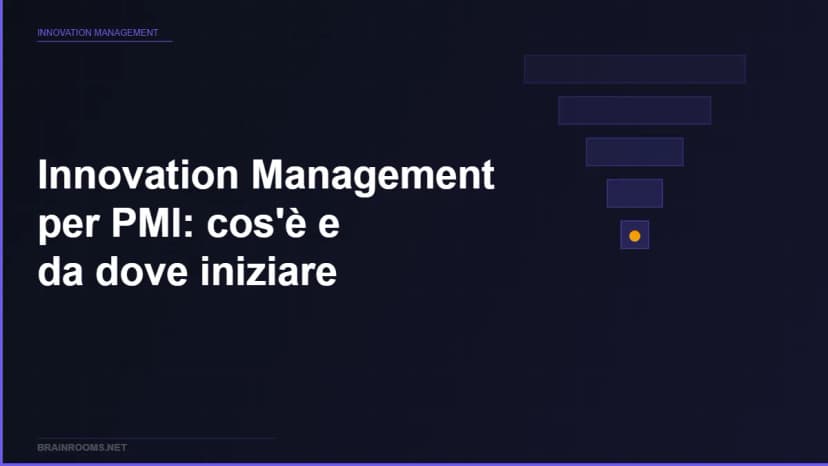 Innovation Management per PMI: cos'è e da dove iniziare