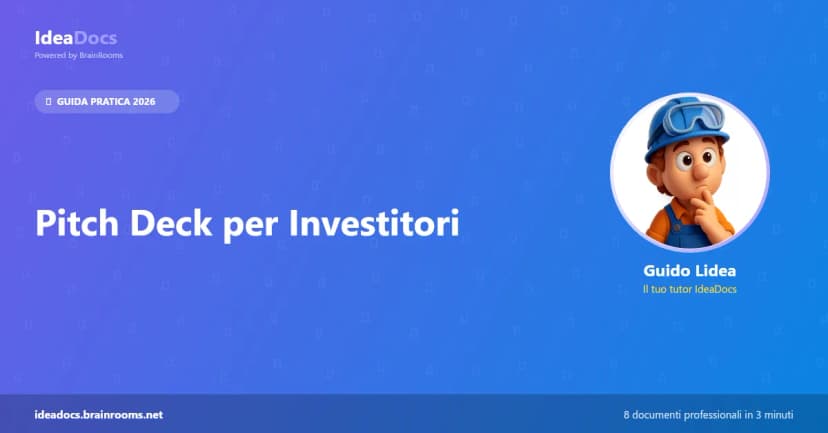 Pitch Deck per Investitori